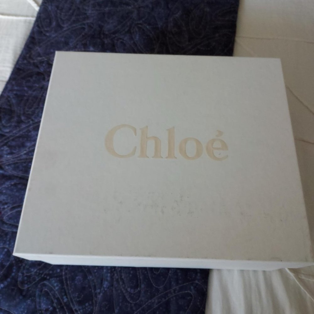 NIB Chloe "Franky" ankle boot, **Navy color** size 39 - Picture 13 of 16